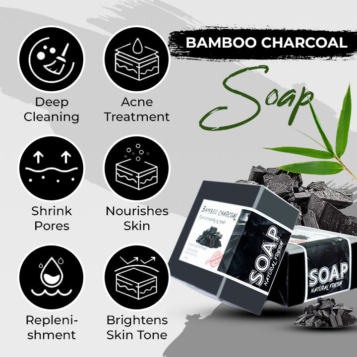 Bamboo Charcoal Deep Exfoliating Soap
